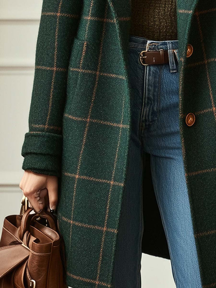 Elysia | Elegante, Caldo &amp; Senza Tempo Cappotto in Tweed per Donna 3