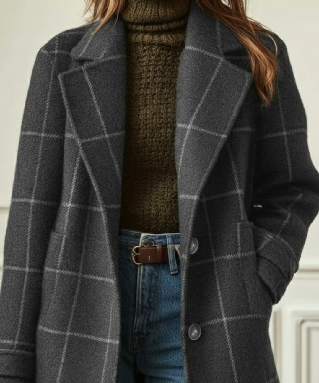 Elysia | Elegante, Caldo &amp; Senza Tempo Cappotto in Tweed per Donna 4