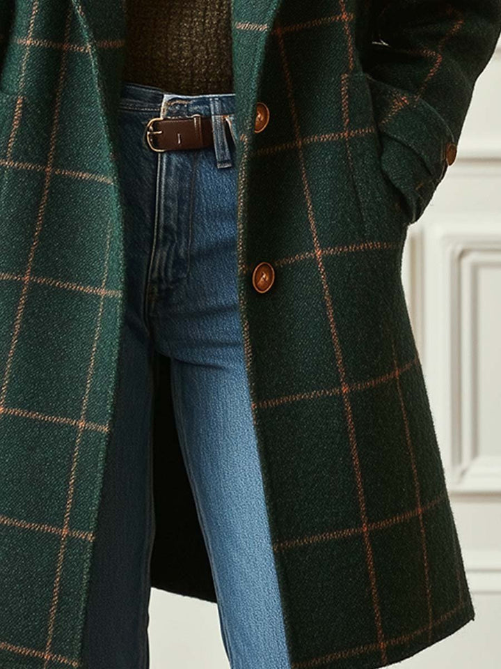 Elysia | Elegante, Caldo &amp; Senza Tempo Cappotto in Tweed per Donna 5