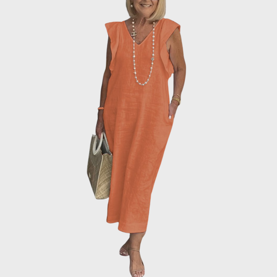 Elysia | Elegante e Leggero Maxi Abito Donna Senza Maniche 1