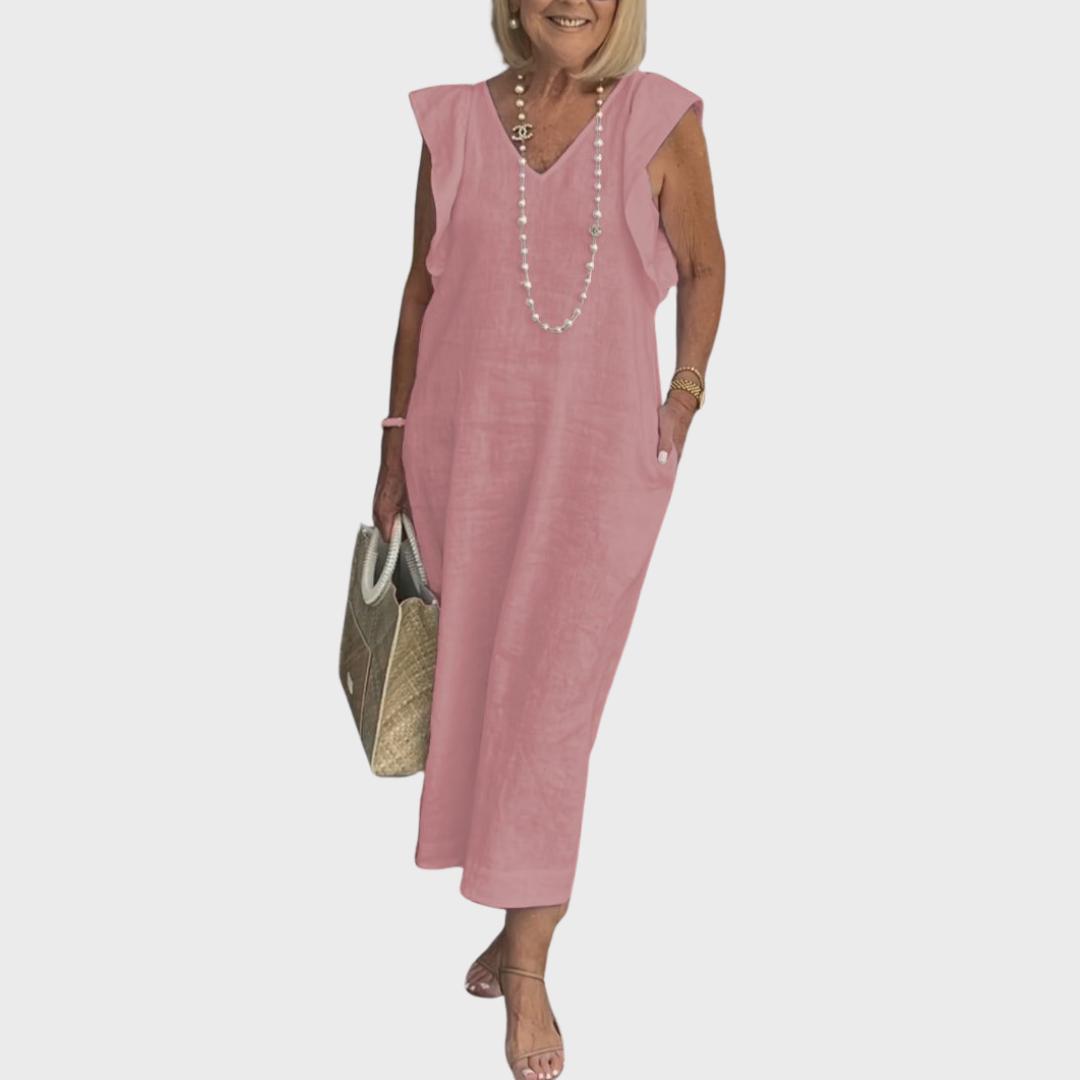Elysia | Elegante e Leggero Maxi Abito Donna Senza Maniche 2