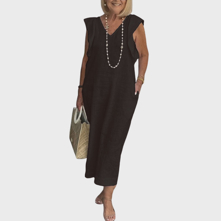 Elysia | Elegante e Leggero Maxi Abito Donna Senza Maniche 3