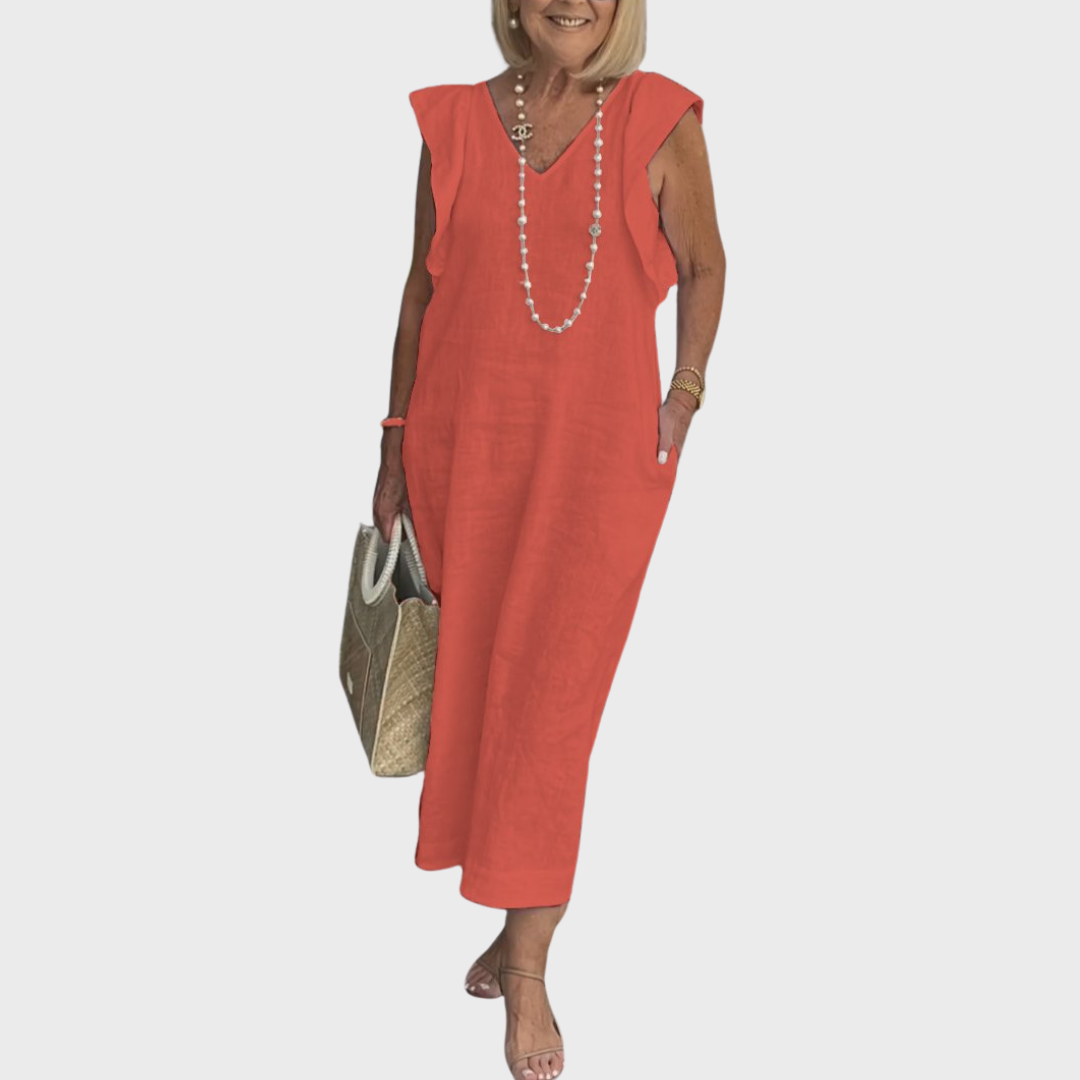 Elysia | Elegante e Leggero Maxi Abito Donna Senza Maniche 4