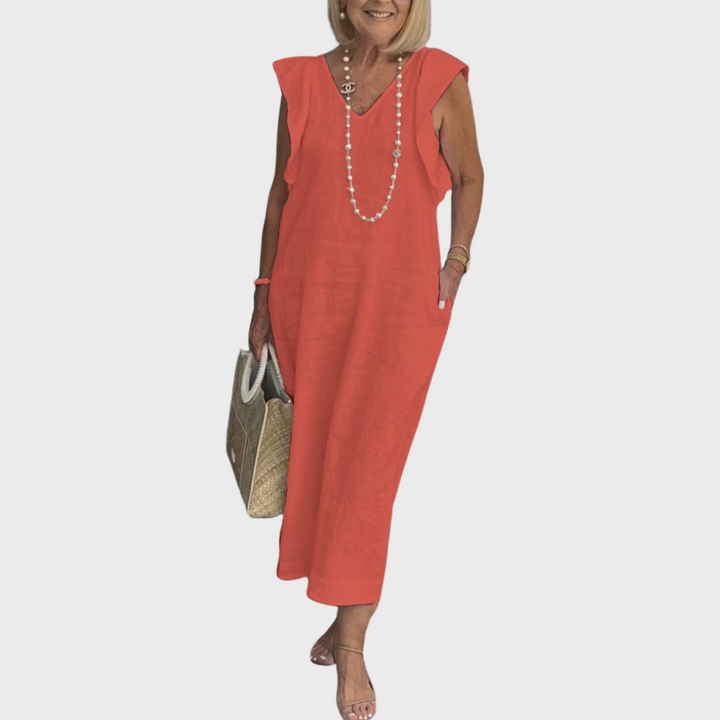 Elysia | Elegante e Leggero Maxi Abito Donna Senza Maniche 4