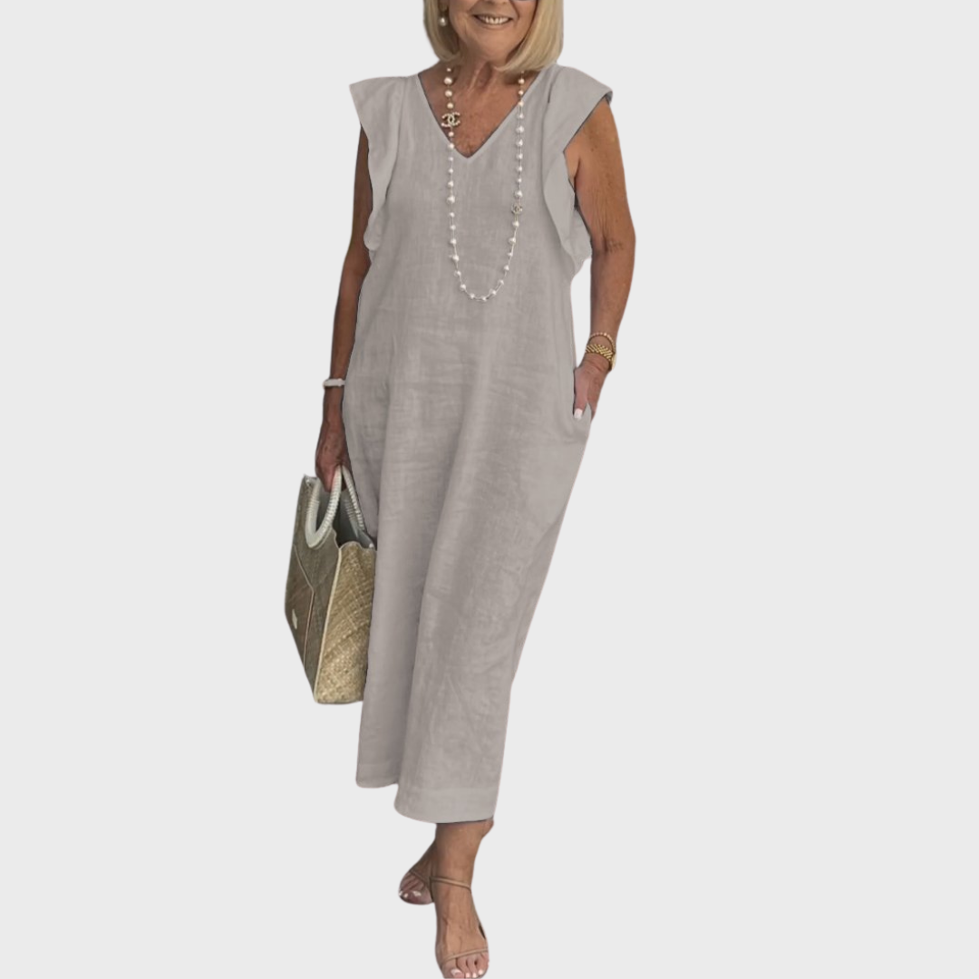 Elysia | Elegante e Leggero Maxi Abito Donna Senza Maniche 5