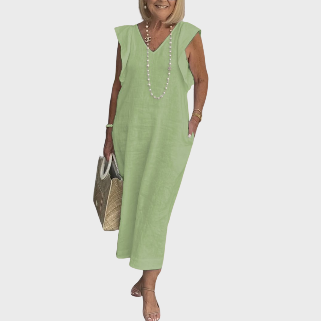 Elysia | Elegante e Leggero Maxi Abito Donna Senza Maniche 6