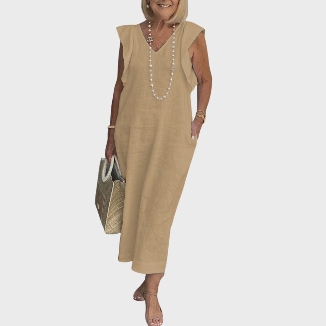Elysia | Elegante e Leggero Maxi Abito Donna Senza Maniche 7
