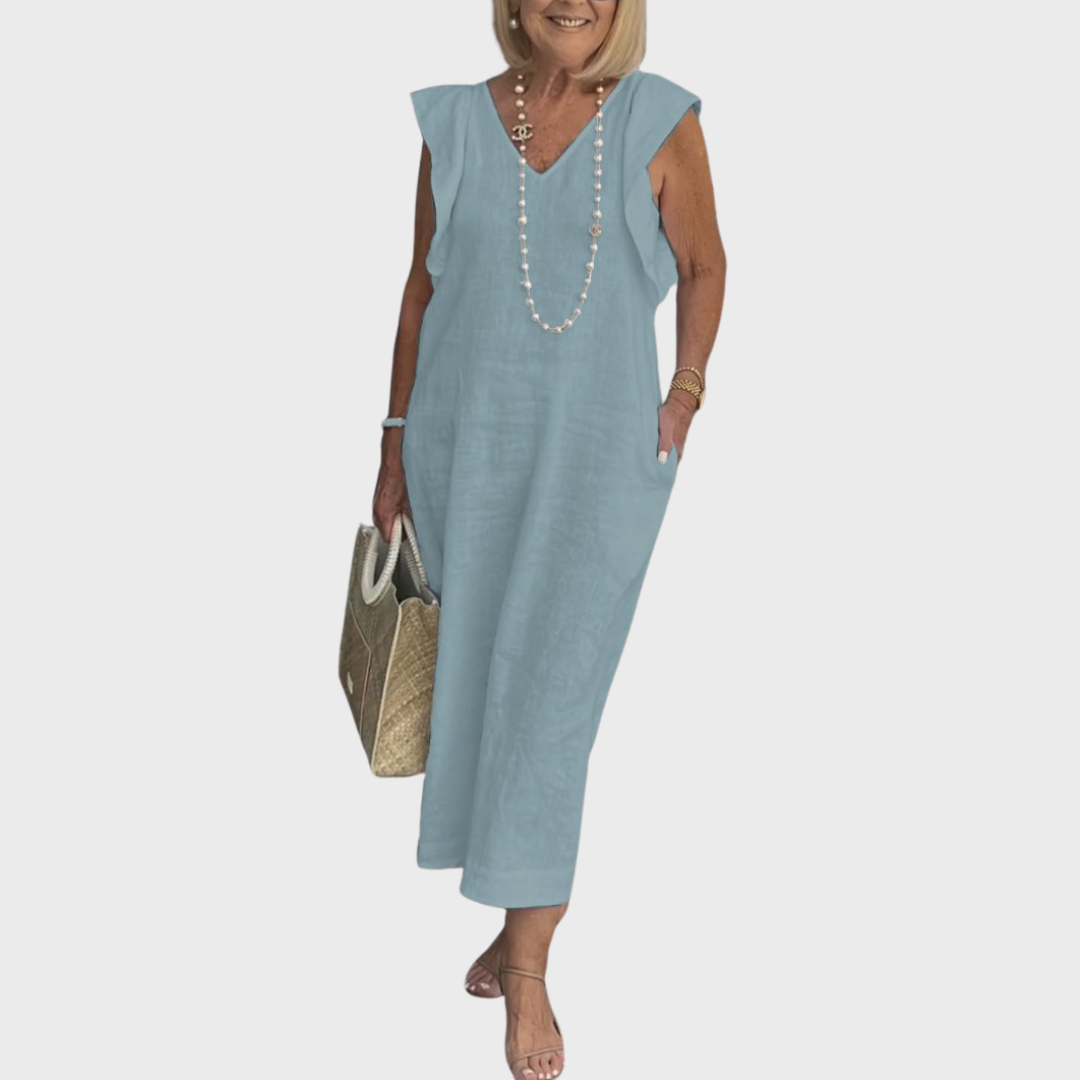 Elysia | Elegante e Leggero Maxi Abito Donna Senza Maniche 8