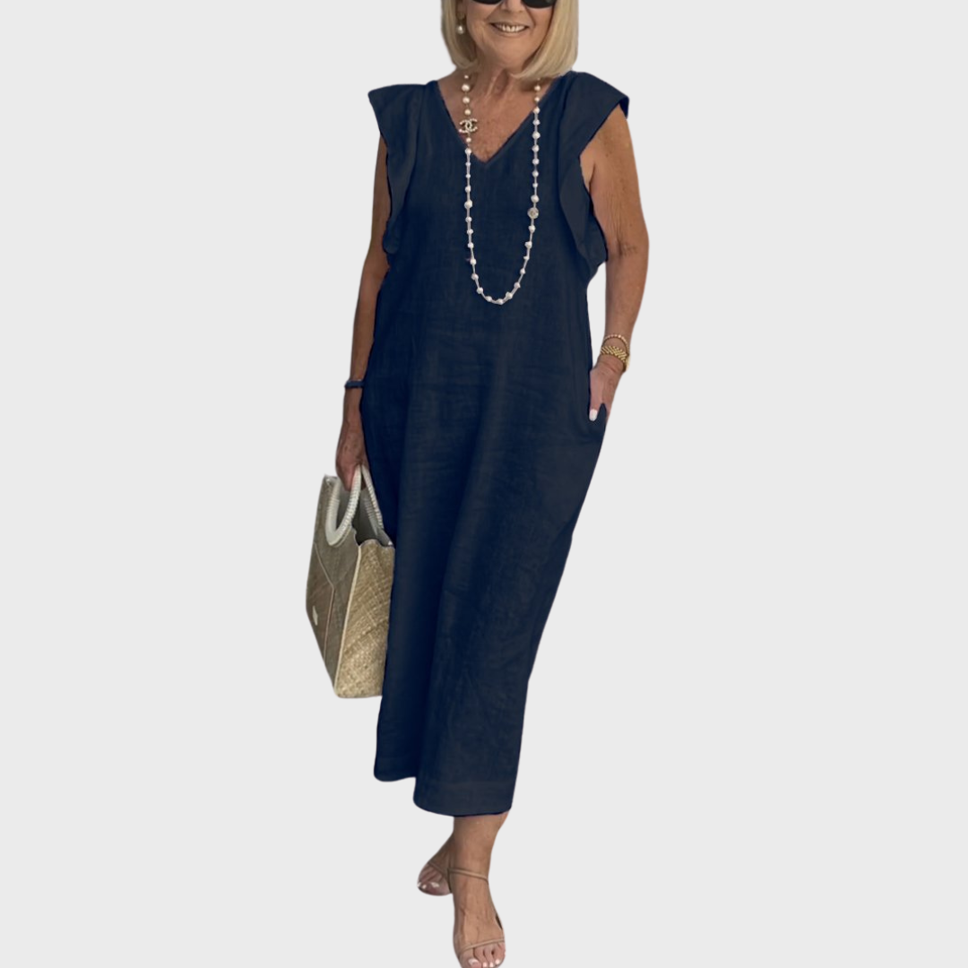 Elysia | Elegante e Leggero Maxi Abito Donna Senza Maniche 9