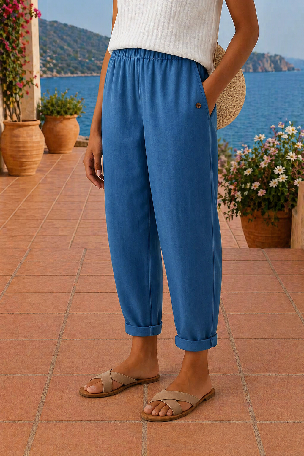 Elysia | Pantaloni Estivi Donna – Leggeri, Confortevoli e Eleganti in Lino 2