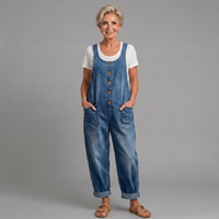 Victoria | Casual and comfortable vintage denim overalls