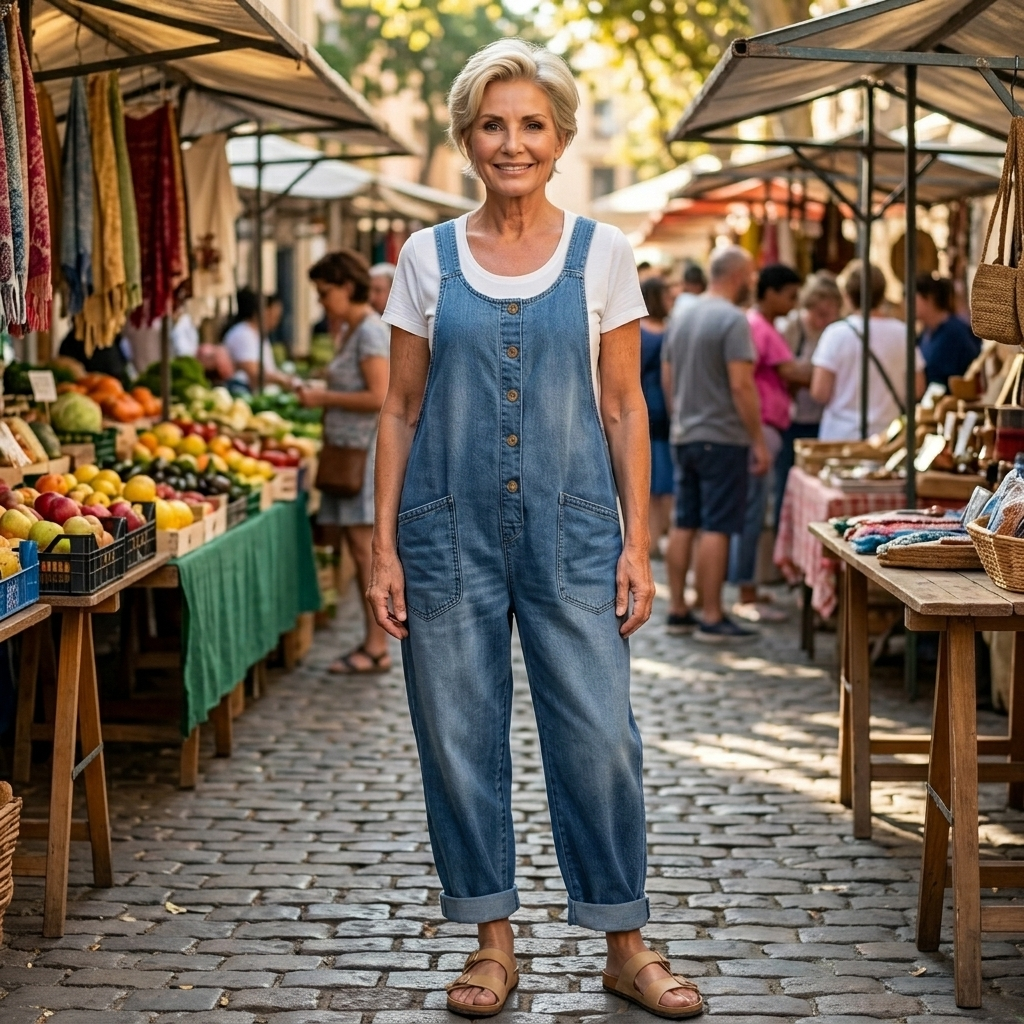 Elysia | Salopette Jeans Donna Ampia – Casual, Vintage e Comoda 7