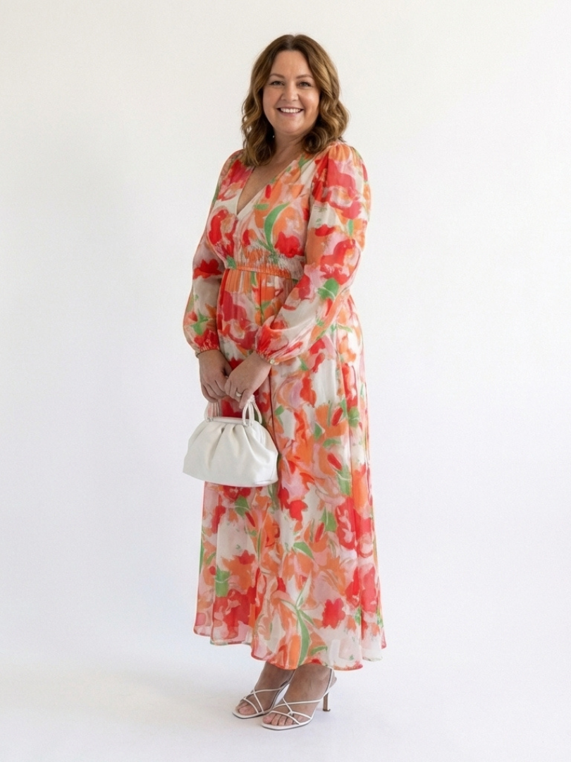Emilia | Elegante e Floreale Abito Maxi per Stile Estivo 5