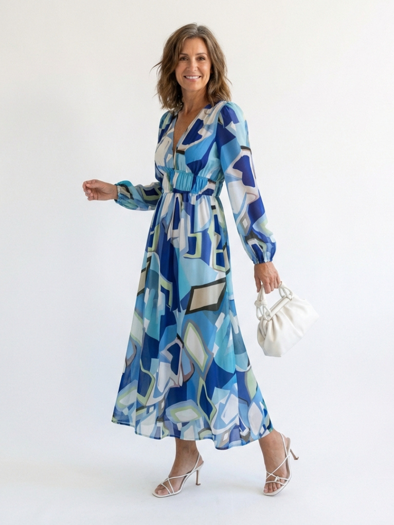 Emilia | Elegante e Floreale Abito Maxi per Stile Estivo 7
