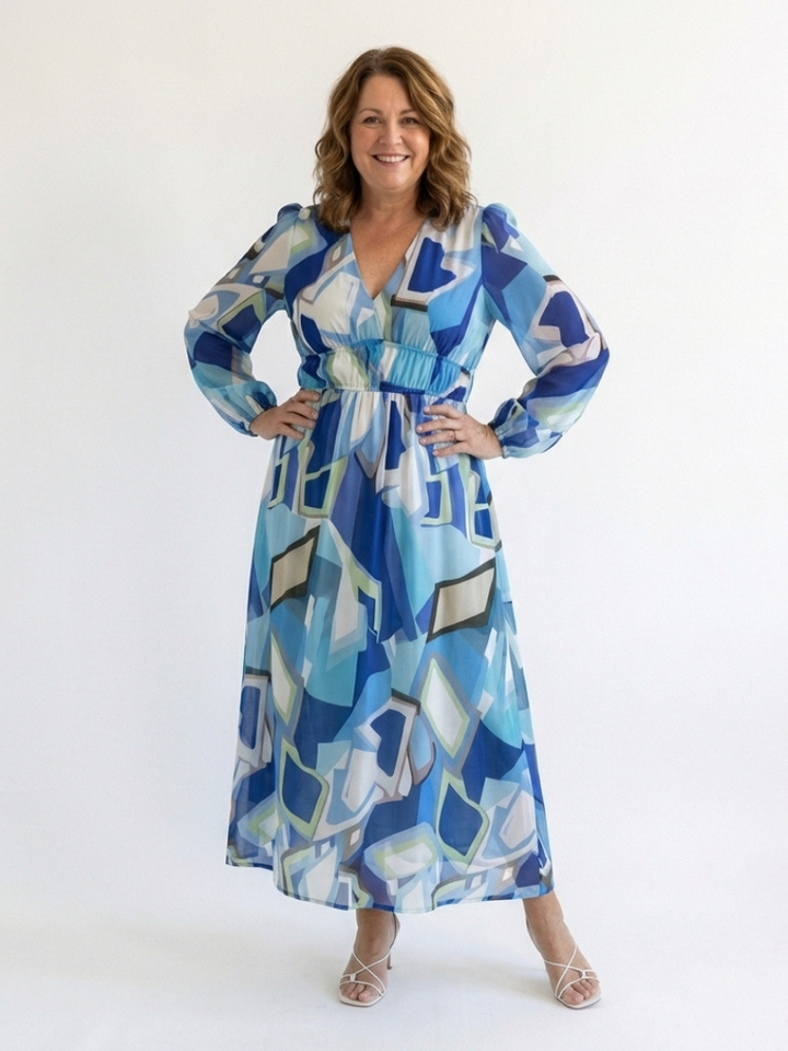 Emilia | Elegante e Floreale Abito Maxi per Stile Estivo 8