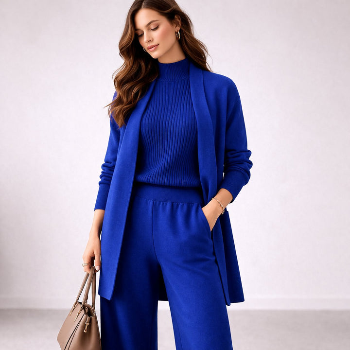 Emma | Elegante set da casa in maglia a tre pezzi 3