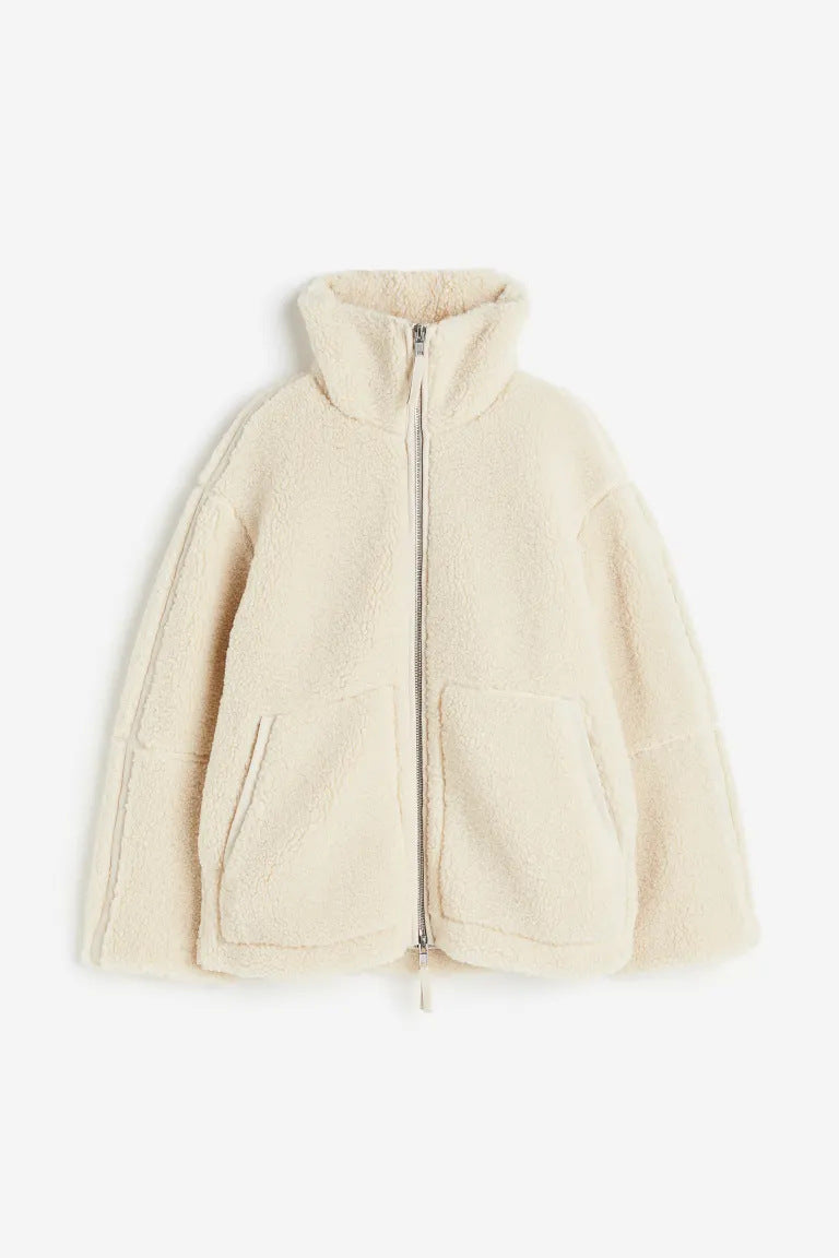 Emma | Giacca in pile oversize da donna, morbida e calda 3