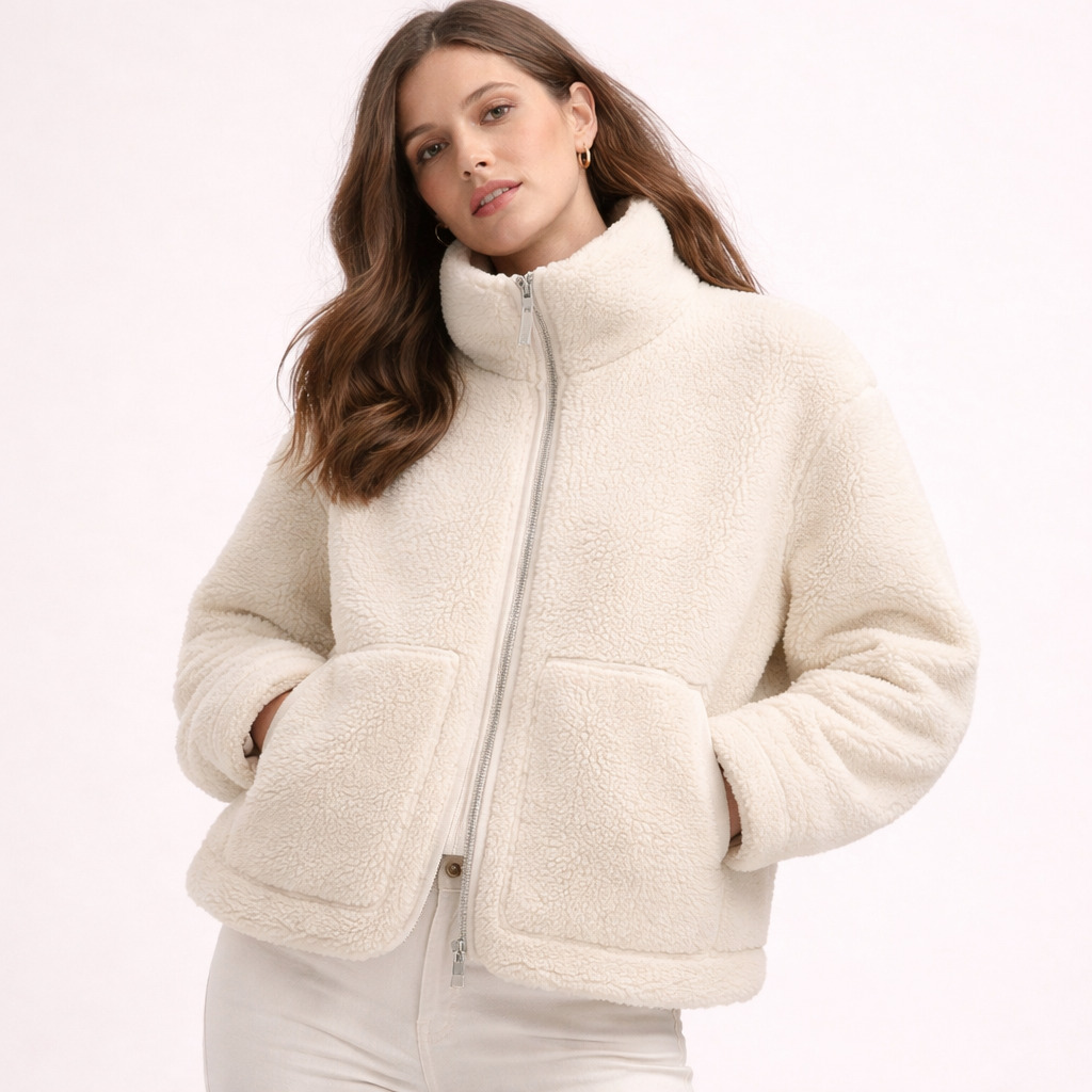 Emma | Giacca in pile oversize da donna, morbida e calda 6