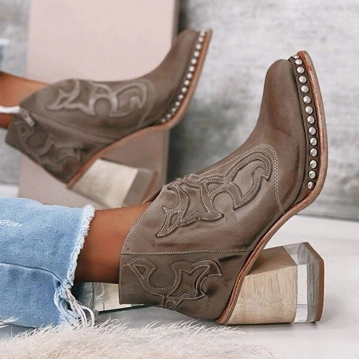 Emma | Stivali Donna Eleganti Western Sagomati Comodi 2