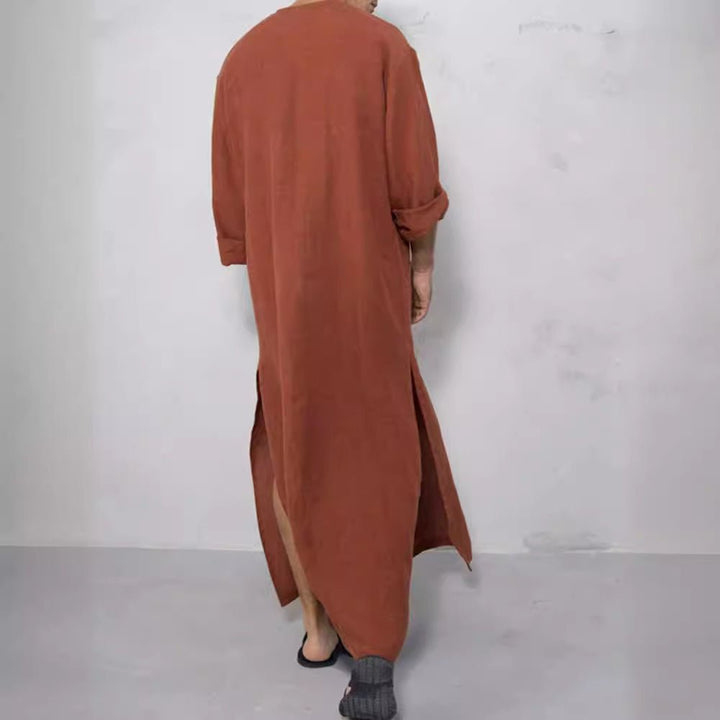 Ethan | Thobe Jubba in lino dalla vestibilità comoda 3
