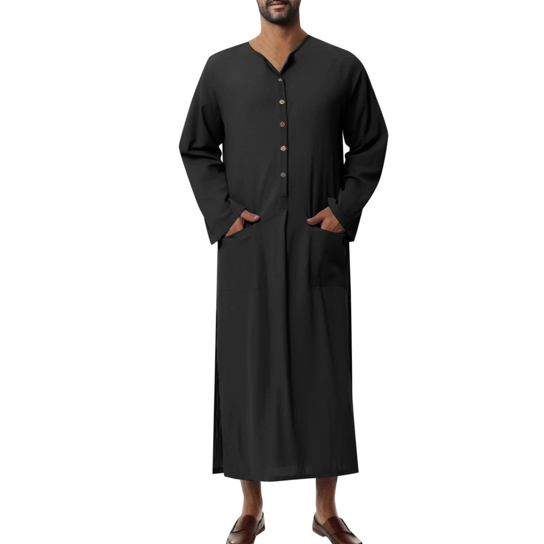 Ethan | Thobe Jubba in lino dalla vestibilità comoda 6