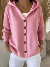 Alessia | Cardigan in Maglia con Cappuccio Morbido e Confortevole