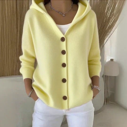 Eva | Cardigan in maglia con cappuccio dalla vestibilità comoda 3