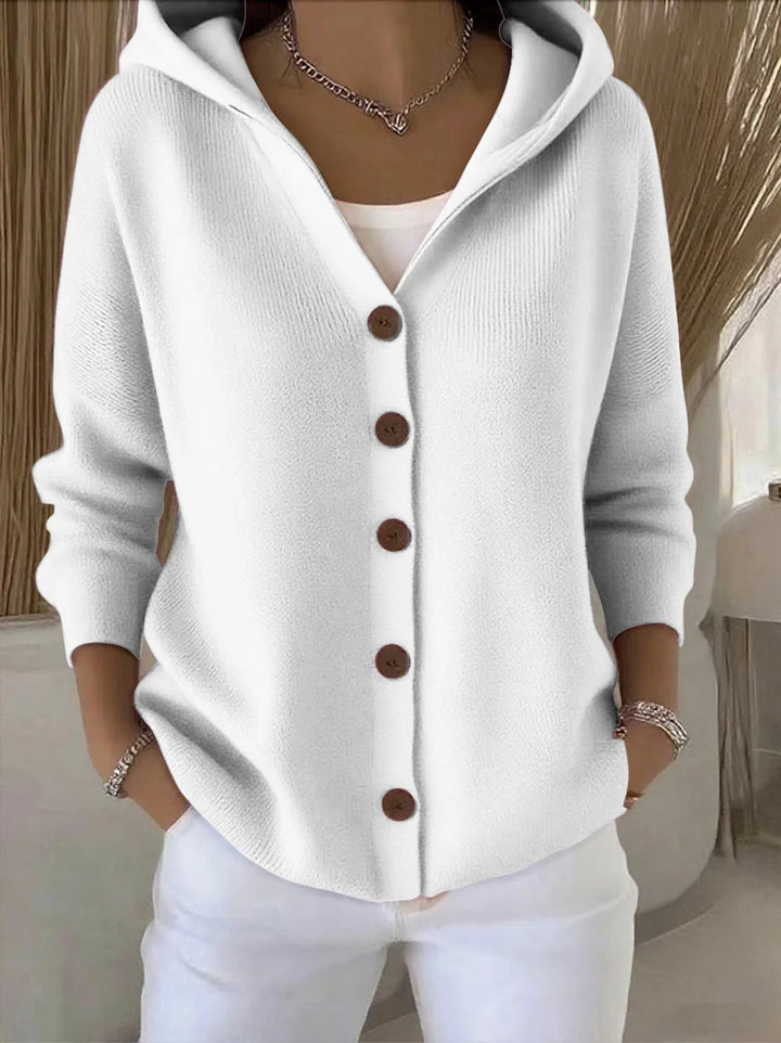 Eva | Cardigan in maglia con cappuccio dalla vestibilità comoda 4