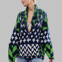 Serafina | Cardigan oversize elegante e comodo con bottoni