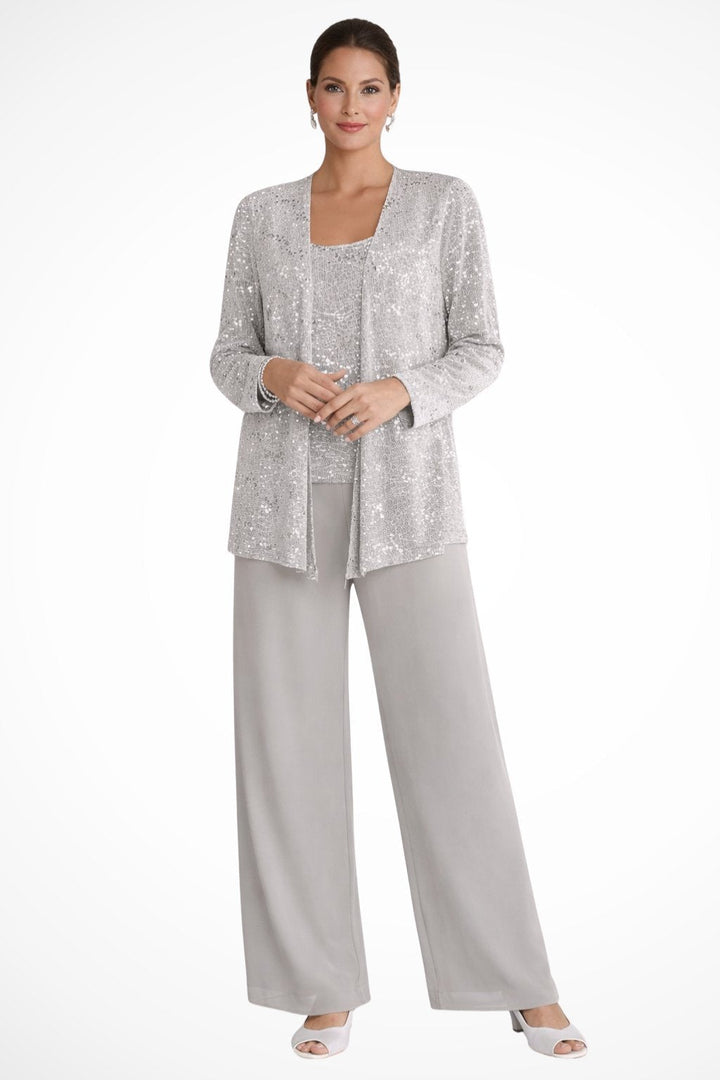 Evelyn | Completo a tre pezzi glamour ed elegante con paillettes 0