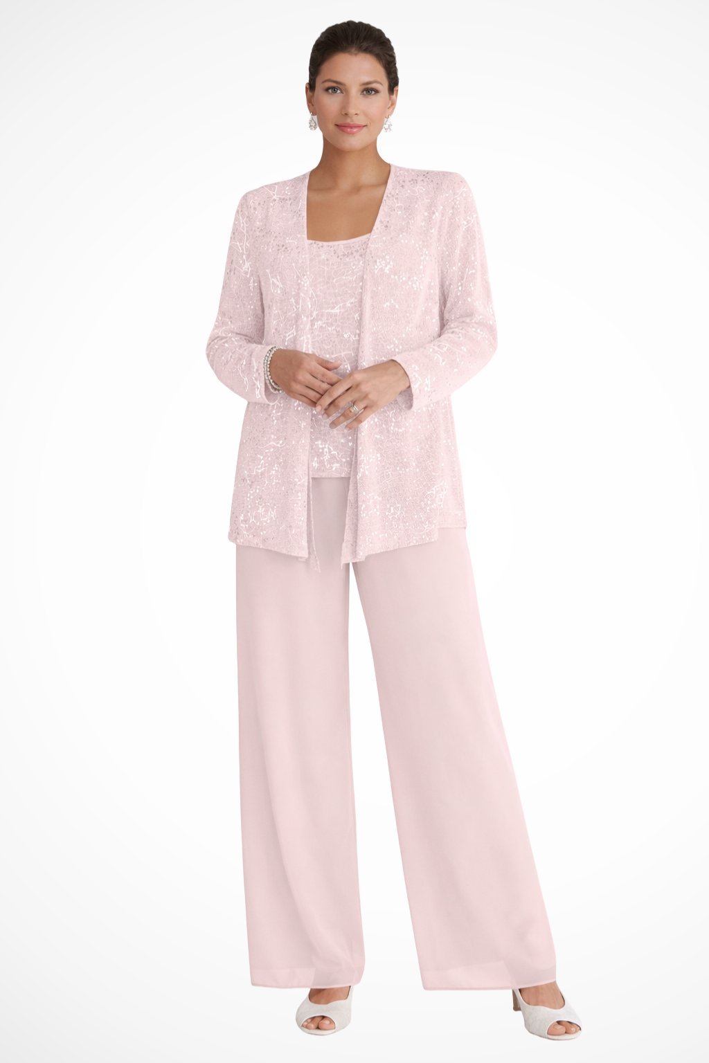 Evelyn | Completo a tre pezzi glamour ed elegante con paillettes 10