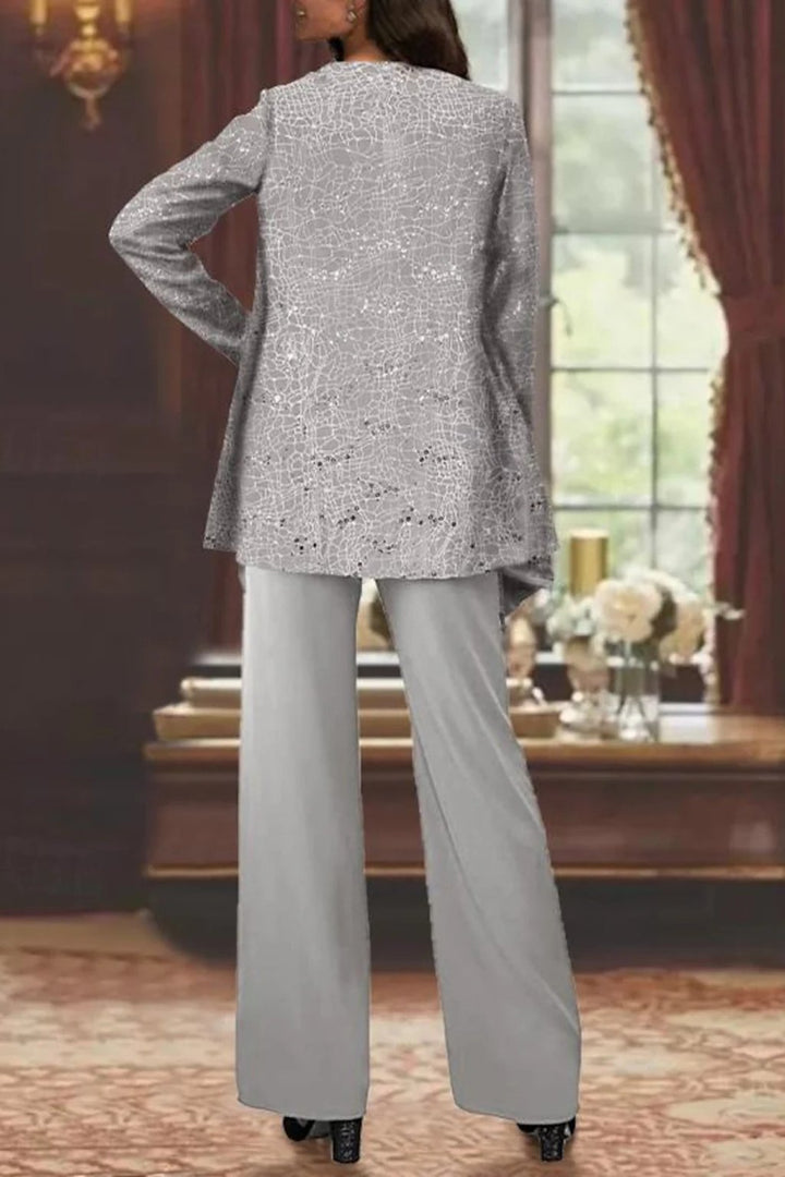 Evelyn | Completo a tre pezzi glamour ed elegante con paillettes 3