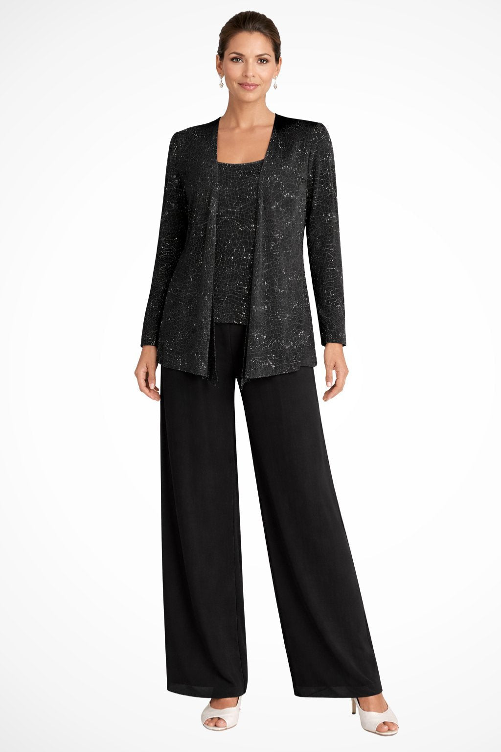 Evelyn | Completo a tre pezzi glamour ed elegante con paillettes 4