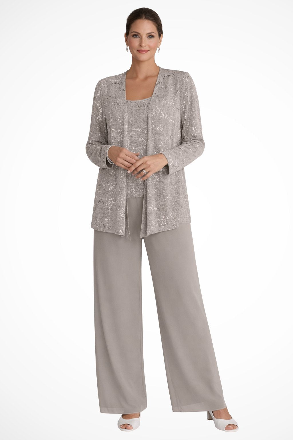 Evelyn | Completo a tre pezzi glamour ed elegante con paillettes 8