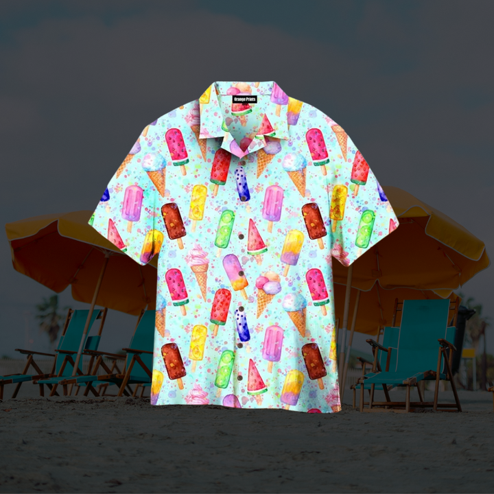 Finn | Magliette Uomo Estive – Leggera, Traspirante &amp; Con Stampa Gelato 4
