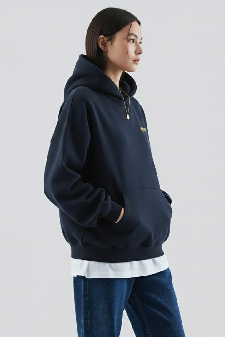 Fiona | Felpa con cappuccio da donna con stampa frontale e design pullover 4