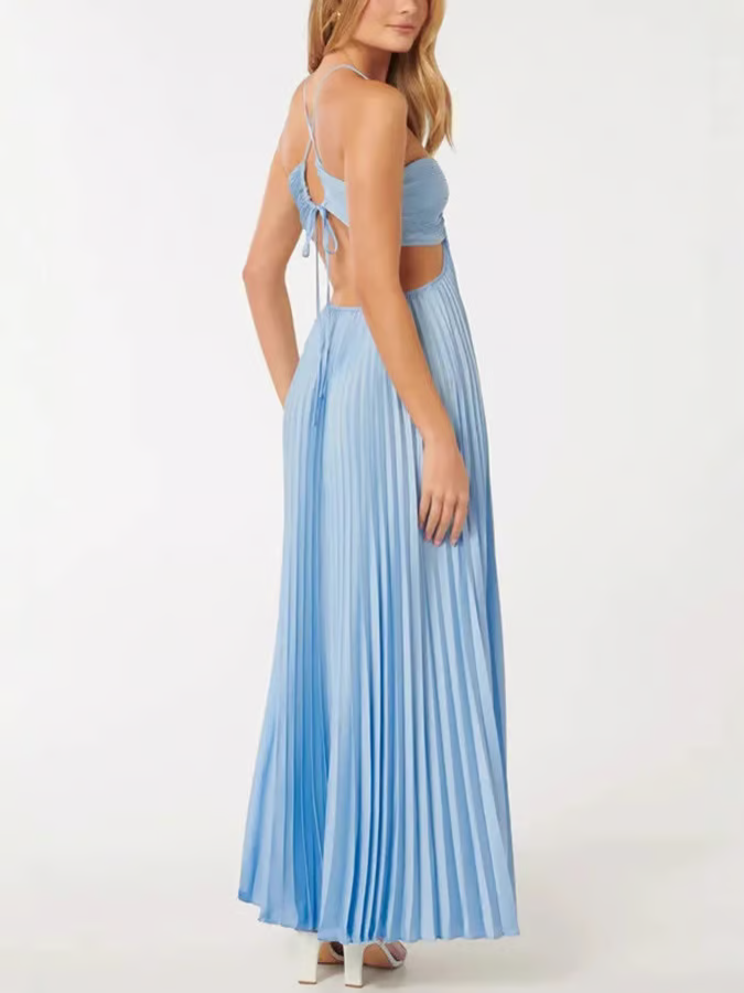 Fiora | Abito Maxi Elegante Scollo Americano Estivo Fluido Comfortabile 4