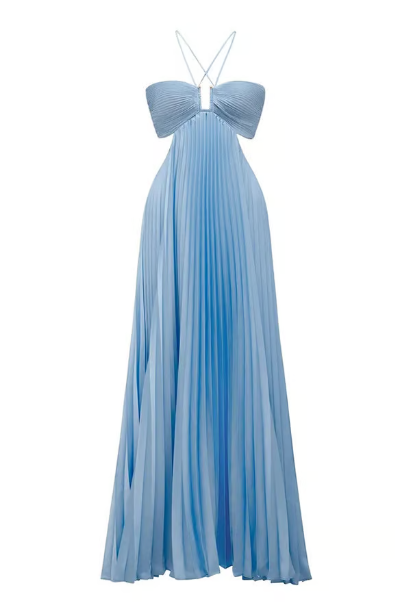 Fiora | Abito Maxi Elegante Scollo Americano Estivo Fluido Comfortabile 6