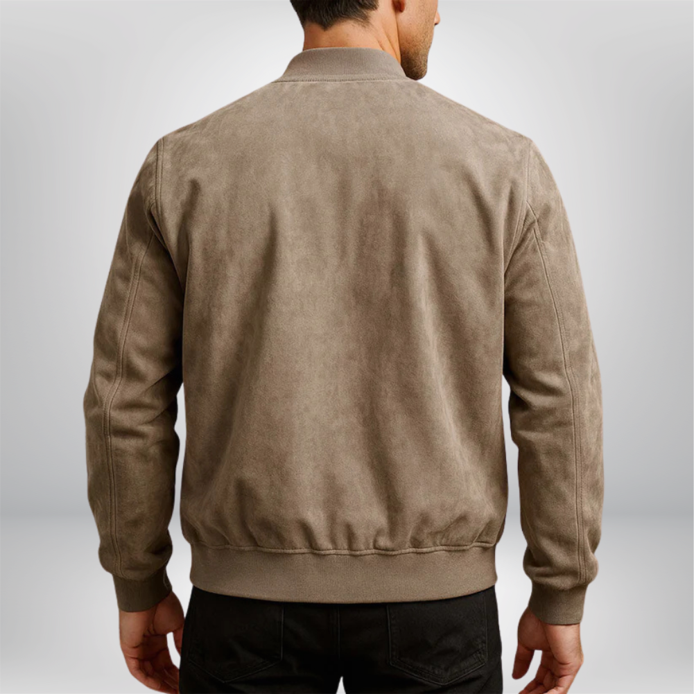 Fiorenzo | Bomber Pelle Uomo Elegante Moderno Fit Casual 1