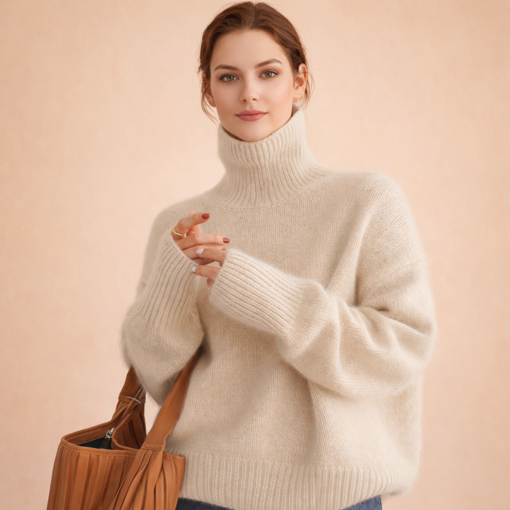 Fiorina | Maglia Donna Dolcevita – Elegante, Calda e in Cashmere 0