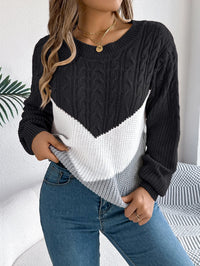 Alice | Maglione In Maglia Chevron E Stile Contemporaneo