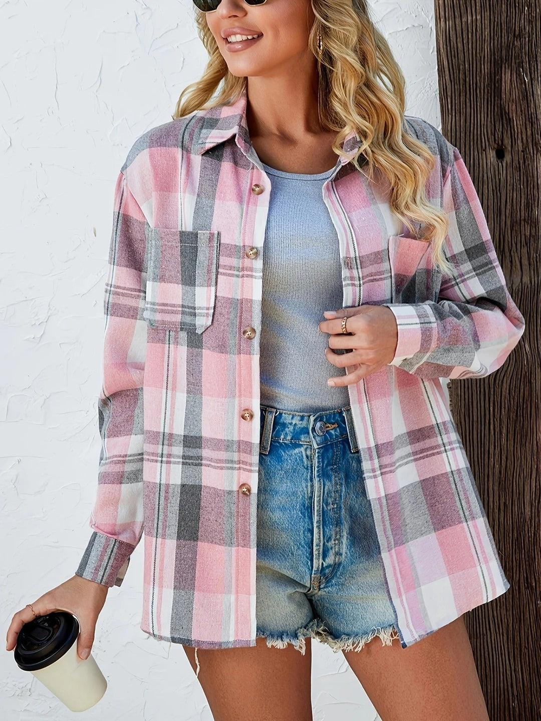 Freya | Camicia Donna Oversize in Flanella – Chic, Comoda e Versatile 8