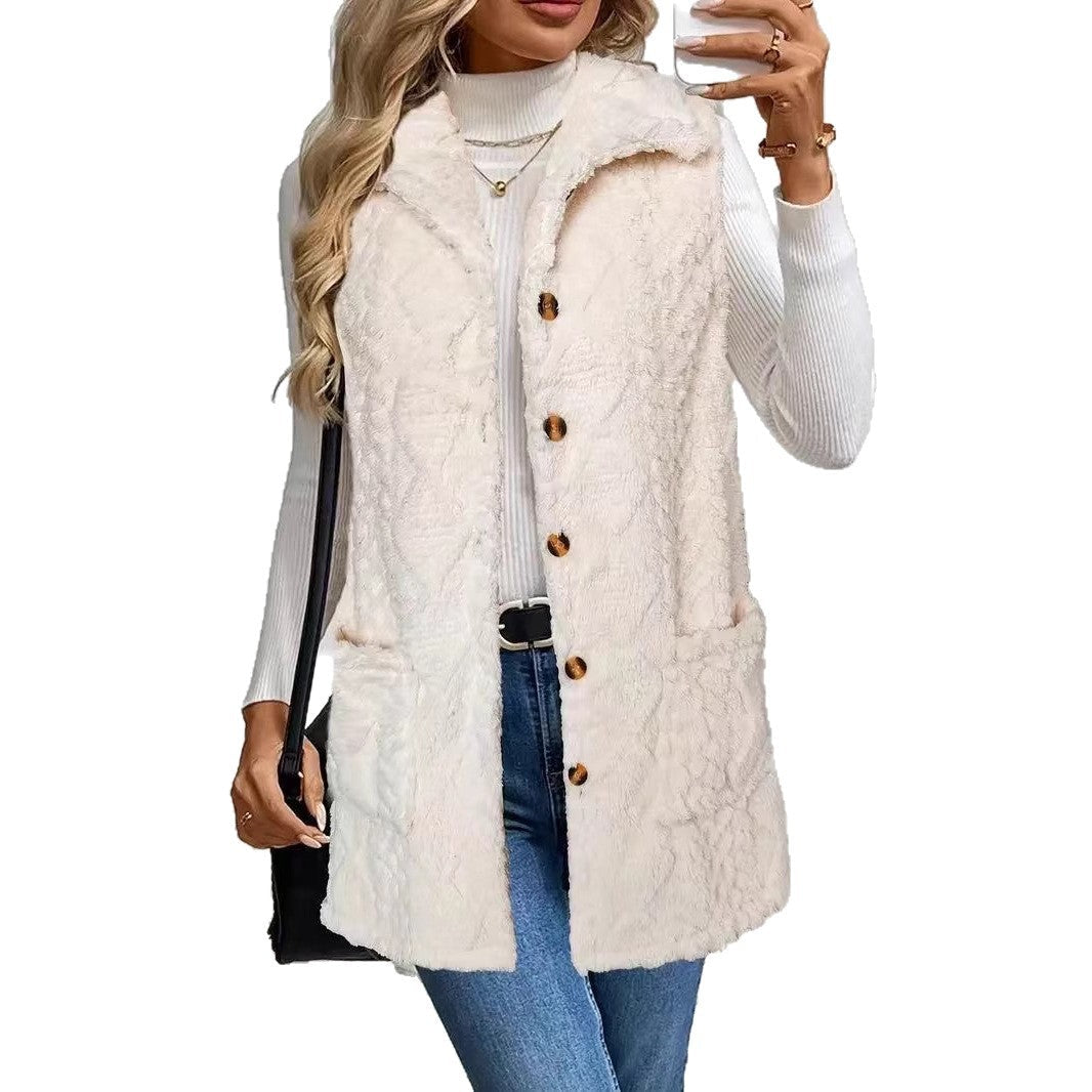 Gilet da donna con morbida imbottitura in piuma d'oca 1