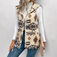 Kerstin | Gilet da donna elegante e avvolgente con motivo geometrico