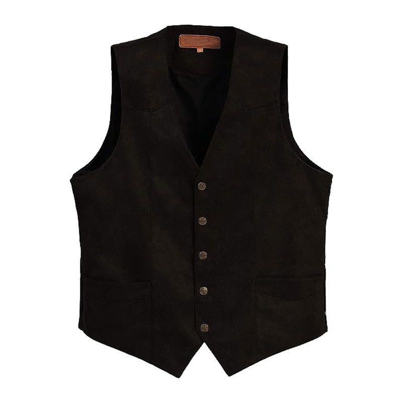 Gilet da donna in ecopelle di alta qualità dal taglio elegante, Drune 3