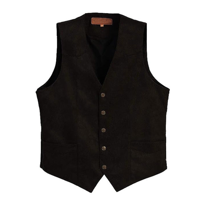 Gilet da donna in ecopelle di alta qualità dal taglio elegante, Drune 3