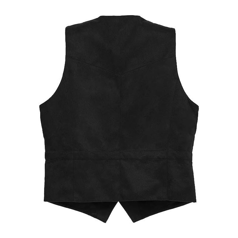 Gilet da donna in ecopelle di alta qualità dal taglio elegante, Drune 4