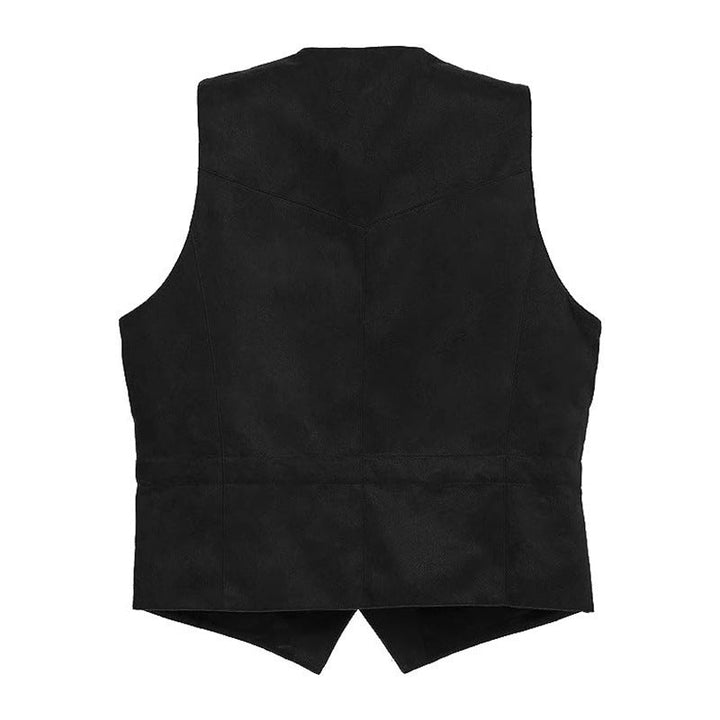 Gilet da donna in ecopelle di alta qualità dal taglio elegante, Drune 4