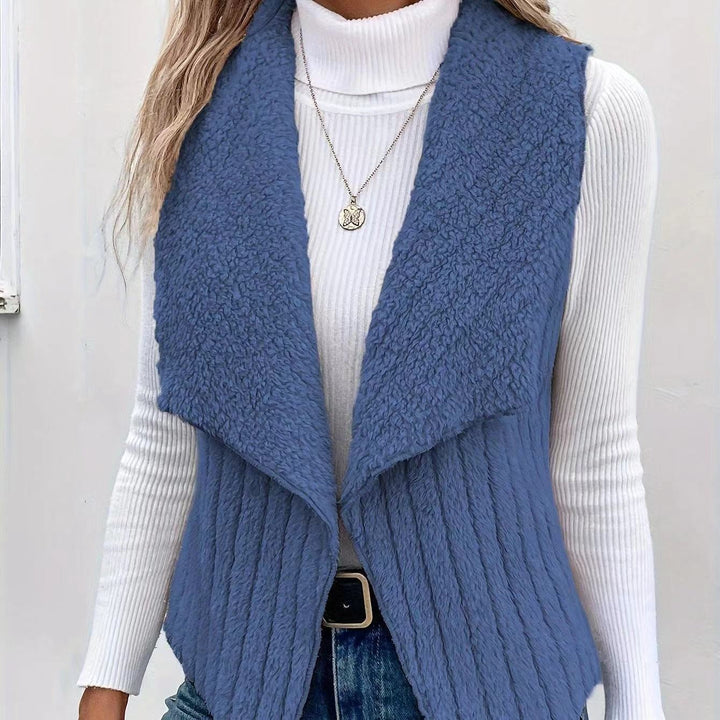 Gilet da donna in morbida pelliccia sintetica Drune 0
