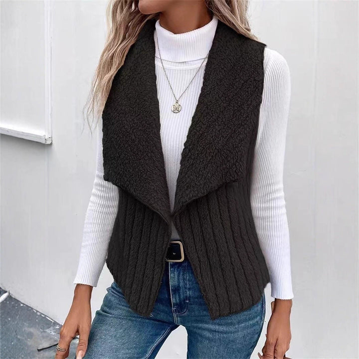 Gilet da donna in morbida pelliccia sintetica Drune 2